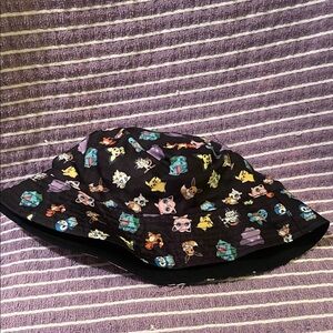 Pokémon Colorful Character Print Bucket Hat